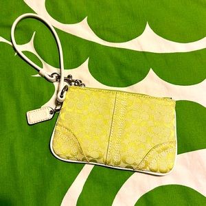 Coach Signature wristlet